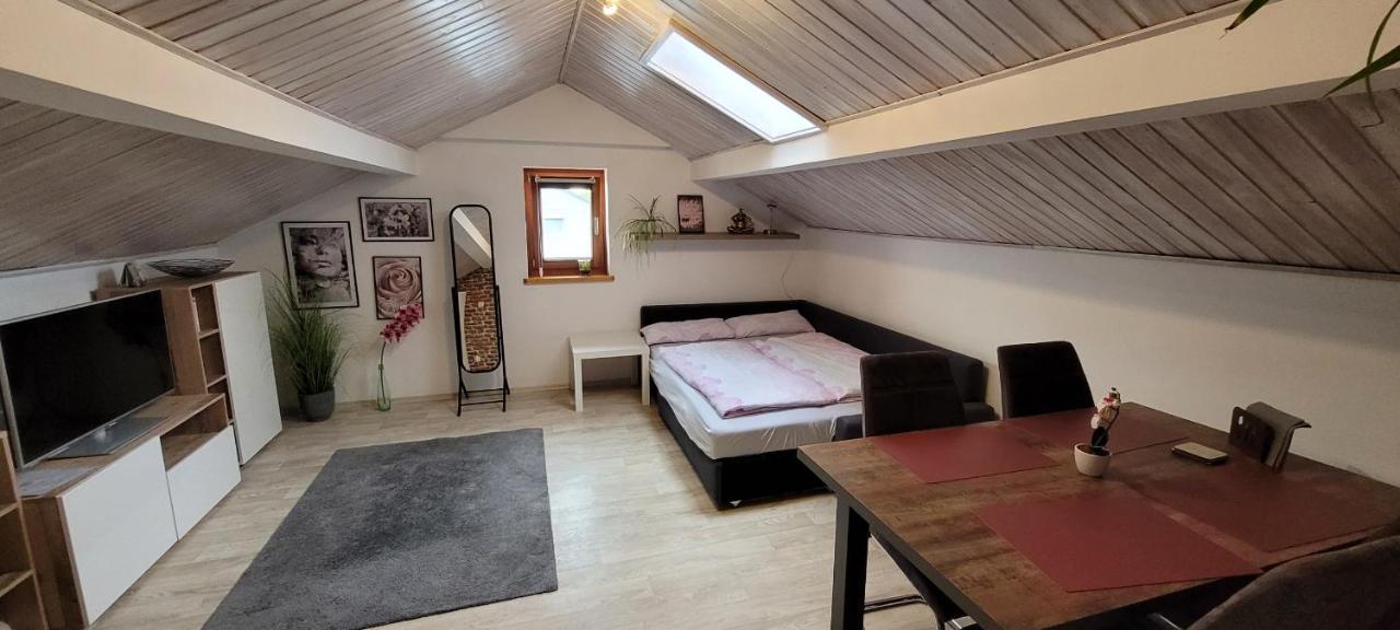 Kleine Gemuetliche Mansardenwohnung Im Suedosten Muenchens Assling Kültér fotó